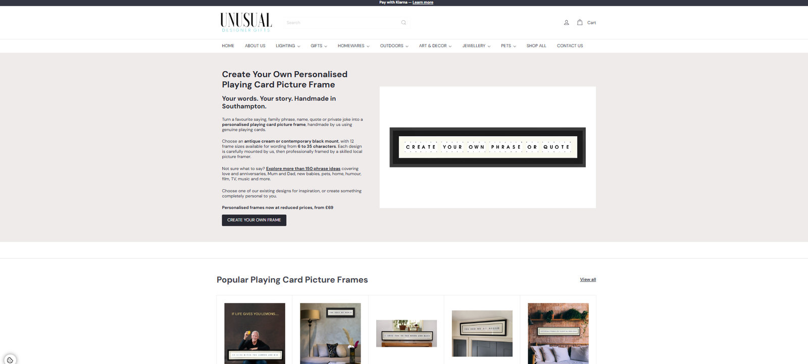 Unusual Designer Gifts